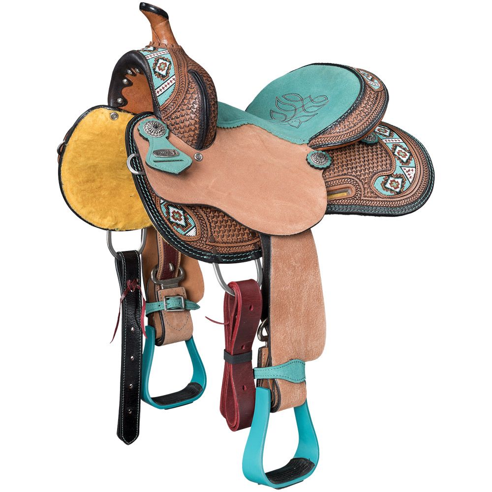 Tough1 Youth Taos Barrel Saddle 3 Tough1 Youth Taos Barrel Saddle - Image 2