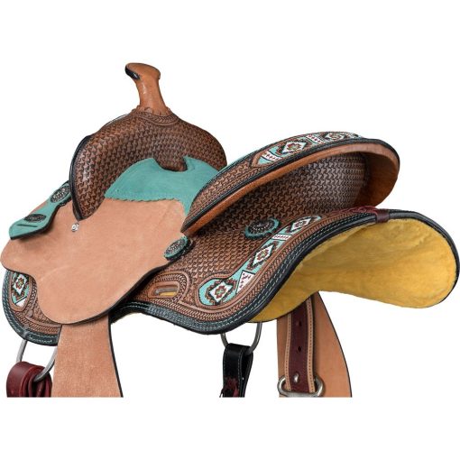 Tough1 Youth Taos Barrel Saddle 9 Tough1 Youth Taos Barrel Saddle - Image 4