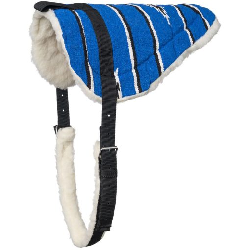 Tough1 Navajo Bareback Pad Royal Blue/Black/Cream