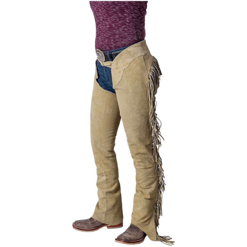 Tough1 Premium Suede Equitation Chaps 4 Tough1 Premium Suede Equitation Chaps Sand