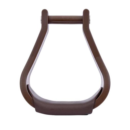 Wintec 2-1/2″ Plastic Stirrups With Leather Foot Pads